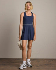 LightSpeed Court Dress -- Navy Blue