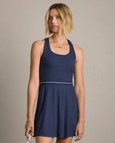 LightSpeed Court Dress -- Navy Blue