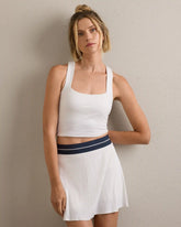 LightSpeed Court Longline Bra -- Snow White