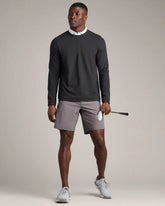 Links Golf Crew Neck -- Black