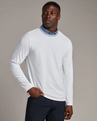 Links Golf Crew Neck -- Bright White