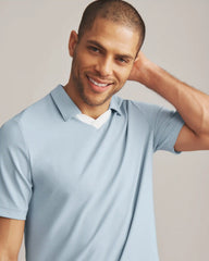 Links Golf Polo -- Arctic Blue