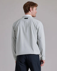 Momentum Golf Snap Crew Neck -- Blue Stone