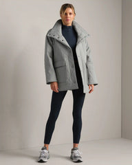 Monterey Quilted Jacket -- Grey Sky