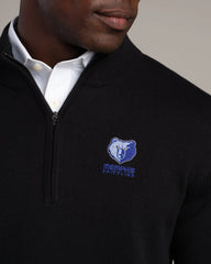 NBA Commuter® 1/4 Zip Sweater -- Black -- Memphis Grizzlies