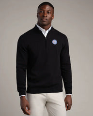 NBA Commuter® 1/4 Zip Sweater -- Black -- Philadelphia 76ers