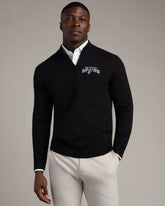 NBA Commuter® 1/4 Zip Sweater -- Black -- San Antonio Spurs