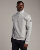 NBA Heritage Midweight 1/4 Zip -- Heather Gray -- Cleveland Cavaliers