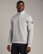NBA Heritage Midweight 1/4 Zip -- Heather Gray -- Denver Nuggets