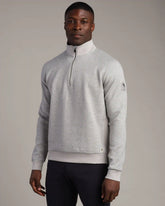 NBA Heritage Midweight 1/4 Zip -- Heather Gray -- Golden State Warriors