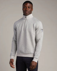 NBA Heritage Midweight 1/4 Zip -- Heather Gray -- Oklahoma City Thunder