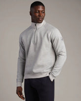 NBA Heritage Midweight 1/4 Zip -- Heather Gray -- Philadelphia 76ers