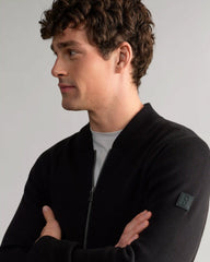 Navigator Knit Bomber -- Black