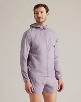 Outpace Full Zip Jacket -- Gray Stone