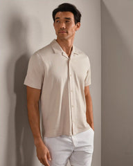 Palms Camp Collar Shirt -- Bone