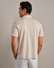 Palms Camp Collar Shirt -- Bone