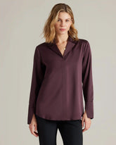 Party Blouse -- Brown Berry