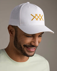 Peak Hat - Captain's Stitch -- White
