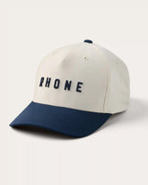 Peak Hat - Rhone Word Mark -- True Navy / Ivory