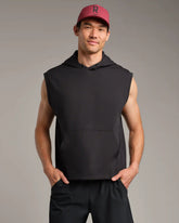 Range Sleeveless Hoodie -- Black