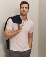 Regatta Pique Polo -- Pink Calcite