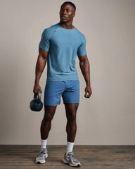 Reign Short Sleeve -- Ash Blue/Cool Mint Heather