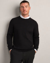 Resolve Pique Sweater -- Black