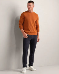 Resolve Pique Sweater -- Dark Caramel