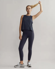 Revive™ 7/8 Legging -- Navy Blue Dot