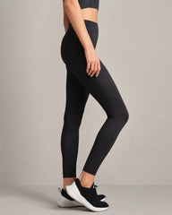Revive™ 7/8 Legging -- Pure Black Houndstooth