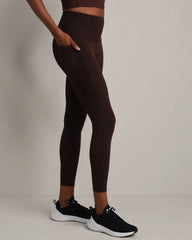 Revive™ 7/8 Pocket Legging -- Dark Espresso