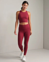 Revive™ Longline Bra -- Cranberry