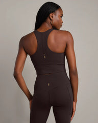 Revive™ Longline Bra -- Dark Espresso