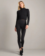 Revive™ 1/4 Zip -- Pure Black
