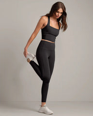Revive™ Rib 7/8 Legging -- Black