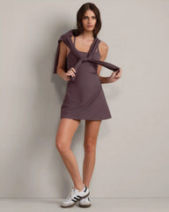 Revive™ Rib Dress -- Deep Mauve