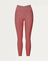 Ripple 7/8 Pocket Legging -- Hibiscus Blush