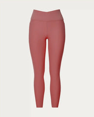 Ripple 7/8 Pocket Legging -- Hibiscus Blush