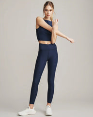 Ripple 7/8 Pocket Legging -- Navy Blue