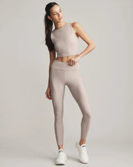 Ripple 7/8 Pocket Legging -- Taupe