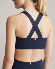 Ripple Bra -- Navy Blue