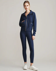 Ripple Full Zip -- Navy Blue