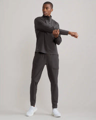 Rise 1/4 Zip -- Asphalt