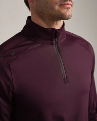 Rise 1/4 Zip -- Mulberry
