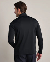 Rise 1/4 Zip -- Pure Black
