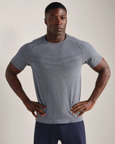 Rush Seamless Tee -- True Navy Heather