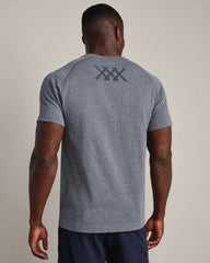 Rush Seamless Tee -- True Navy Heather