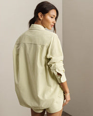 Saltair Button Up -- Citron Stripe