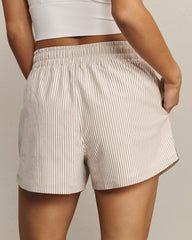 Saltair Short - Lined -- Taupe Stripe