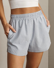 Saltair Short - Lined -- Washed Navy Stripe